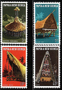Папуа Новая Гвинея, 1971, Национальная культура (III), 4 марки